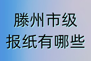 滕州市级报纸有哪些