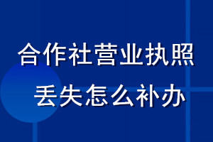 合作社营业执照丢失怎么补办